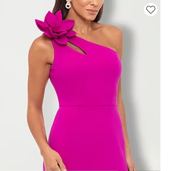 DJ Jaz Floral Applique Sleeveless Gown - Picture 2 of 6